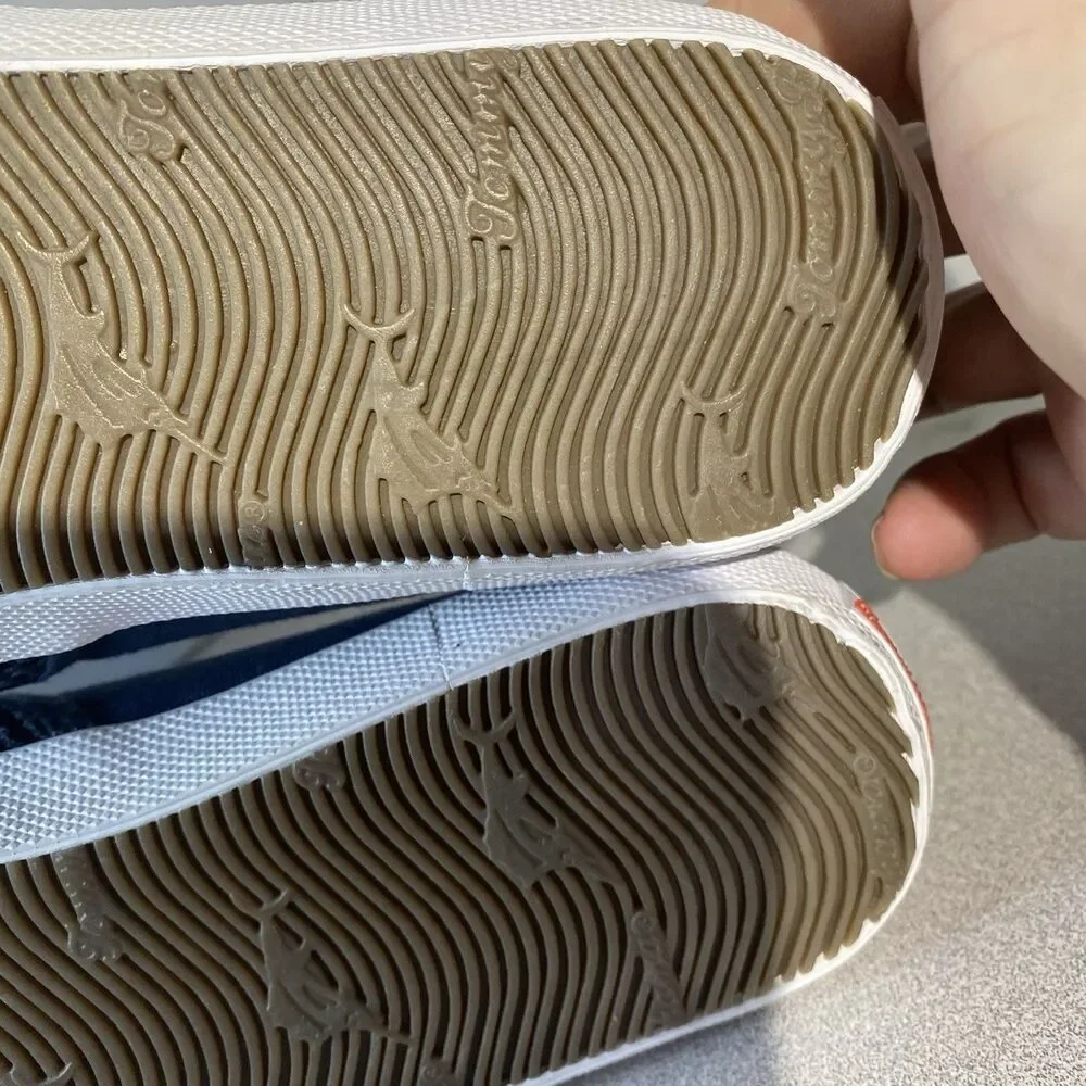 Tommy Bahama Kamiki Lined Mens 8 Blue Mesh Lifestyle Shoes Knit